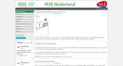 Desktop Screenshot of irse.nl