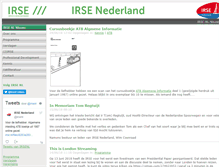 Tablet Screenshot of irse.nl